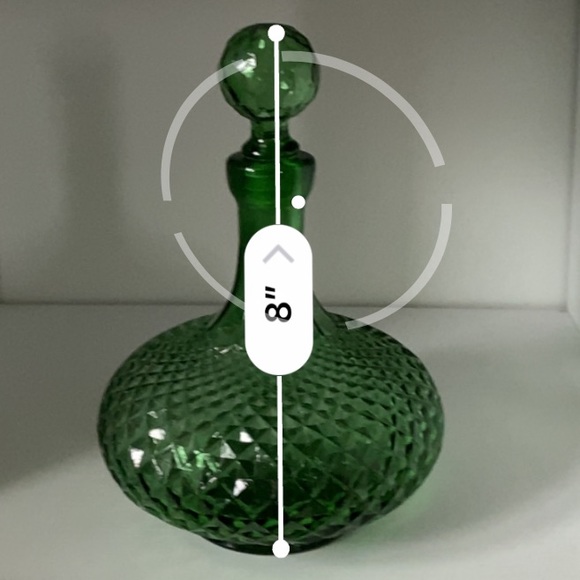 Vintage Emerald Green Genie Decanter - Picture 7 of 8